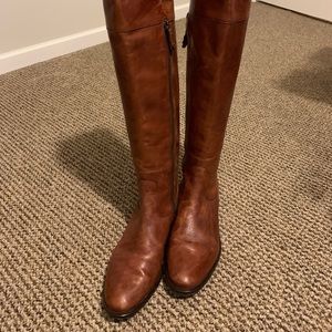 Cole Haan Tobacco Flat Knee Hi Boot